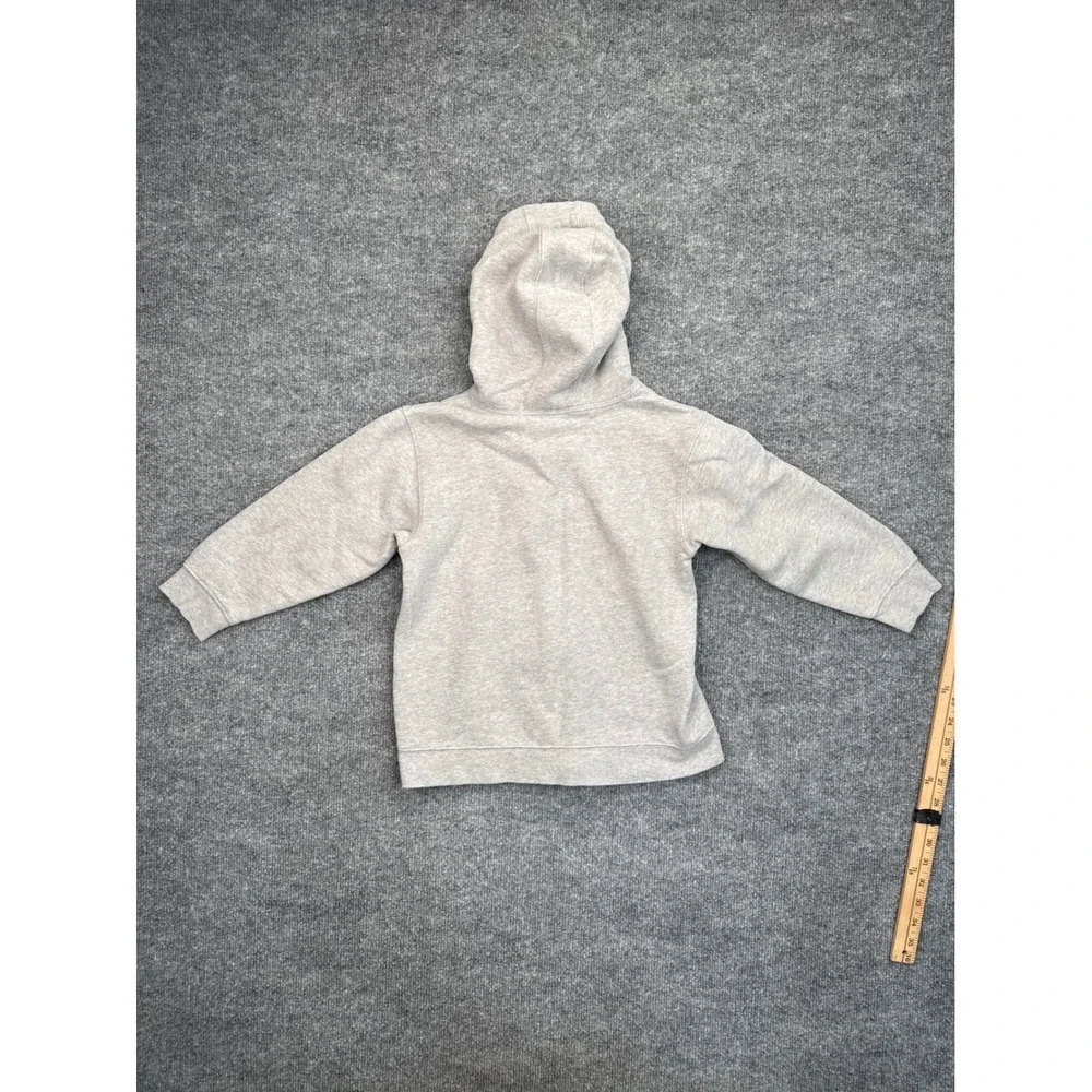 Sideout Kids Large 10/12 Full Zip Hoodie Gray Red Graphic Y2K Sweatshirt